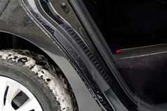 Накладки на внутренние части задних арок Со скотчем 3М для Toyota Corolla (140,150) 2006-2013 (седан)